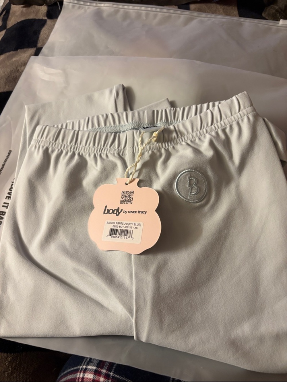 Body basic pants icy blue xs